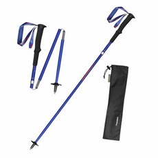 Pioneer開拓者 碳纖維越野二系登山杖, 1個, 帥氣藍 - 110cm, 帥氣藍