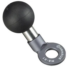 FANAUE 1 ''자전거 오토바이 백미러 용 볼 마운트베이스 알루미늄 합금 인치 소켓 각진 헤드 어댑터 홀더, 02 MB-01, 1개