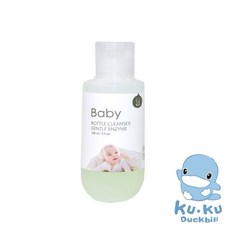 KUKU酷咕鴨 高分解酵素奶瓶蔬果清潔液 100ml/800ml 果萃米萃配方 寶寶餐具蔬果清潔, 1個, 高分解酵素奶瓶蔬果清潔液-果萃100ml