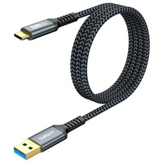 SUNGUY USB C타입 고속 충전 케이블 데이터 전송 10Gbps 18W, 1개, 그레이, 1m 1개, 그레이, 1m