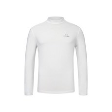 아이더 EIDER PERFORMANCE 남성 하이게이지 긴팔 라운드 티셔츠_White DMM25219W2