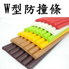 【防撞條-W型】SGS認證兒童安全寶寶嬰兒防護保護, 粉色, 1個