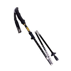 【海夫健康生活館】RH-HEF 紐卡索 Necasil EVA握把 碳纖維 可折疊式登山杖(ZHCN2307), 黑色(ZHCN2307-1), 1個