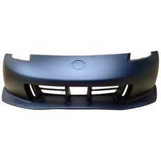 NISSAN 350Z 03-09年 RS款式 前大包 前保桿 車牌框 改中置版本 塑膠PP材質 全新素材 未烤漆, 1個