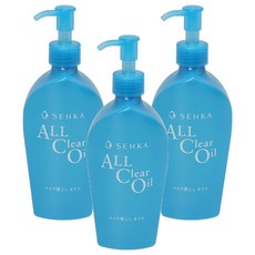 센카 올 클리어 클렌징 오일, 3개, 230ml