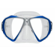 島嶼潛水 SCUBAPRO SPECTRA 雙面鏡，潛水面鏡，強化玻璃，舒適貼合，視野廣闊，多色可選, 藍