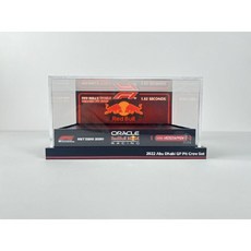 미니지티 F1 레드불 1/64 자동차 서킷 아크릴 디오라마 장식 전시 케이스 모형 피규어, B.No.1F1레드불커버플로어에디션