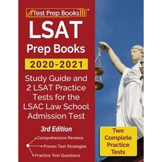 LSAT Prep Books 2020-2021: Study Guide and 2 LSAT Practice Tests for the LSAC Law School Admission T... Paperback, Test Prep Books