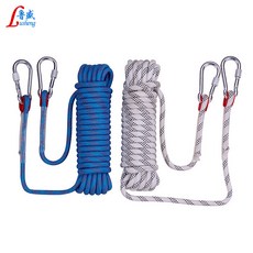 熱銷 【KK園藝】攀巖繩登山繩戶外攀巖裝備速降繩索編織繩攀登繩子 安全繩, 18mm/50米雙扣