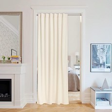 StangH 블랙 암막 커튼 - 침실/영화실용 고급스럽고 두껍고 두꺼운 벨벳 창문 드레이프 거실용 단열 프라이버시 드레이프 너비 132.1 x 길이 213.4cm(52 x