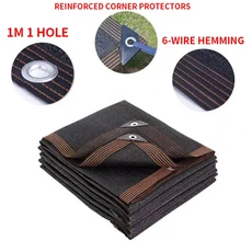 그늘막 타프 캐노피 정원용 차양망 자외선 차단 야외 퍼걸러 차양 수영장 식물, black