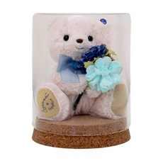 프티루우 생일에 고르는 테디베어 미니 부케 플라워 글라스 선물 tete (9월)