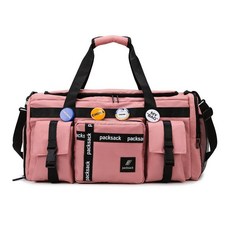 熱銷爆款大容量運動健身包 乾濕分離 足球籃球拳擊散打游泳旅行包, 薑黃色, 1個