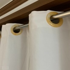 아일렛커튼 아이보리 현관커튼 바란스커튼 공간분리가리개