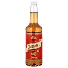 초코제로 프리미엄 시럽 카라멜맛 무설탕 750ml CZO-35994
