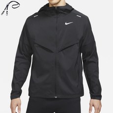 NIKE 印花連帽防風外套 黑色+PG掛繩