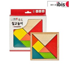 아이비스코리아 아이비스 6500 칠교놀이 7조각 보드게임 소마큐브 퍼즐게임, 1인용, 1개