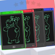 컬러 액정 전자 메모패드 8.5인치 필기 드로잉 스케치 그림 보드, 상세페이지 참조, 블루