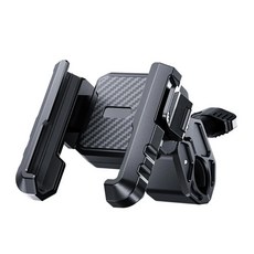 오토바이 휴대폰 거치대 블랙 자전거 마운트 진동 댐퍼, 색상: 1. 검정색, 1개