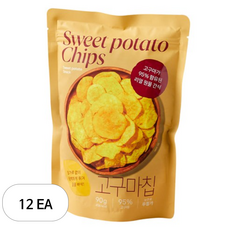 모던하우스 바삭한 노란 고구마칩, 90g, 12개