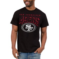Junk Food Clothing x NFL - 대담한 로고 - 남성 및 여성용 반소매 팬 셔츠 - 공식 라이선스 NFL 의류