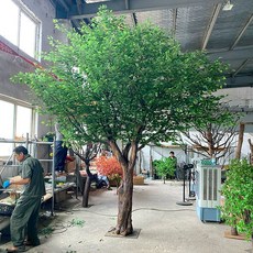 대형 나무장식 가짜 목재 시뮬레이션 조경 코코넛, 높이 2m 폭 1.8m