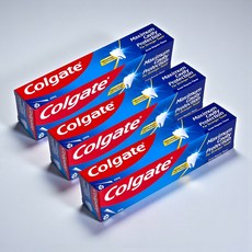 콜게이트 플루오라이드 치약 그레이트 레귤러 플레버, 250g, 3개