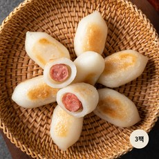 소떡 한입소떡 600g 휴게소 단골메뉴 쫄깃한 비엔나소시지 영자소떡업그레이드 무궁화푸드, 210g, 3개