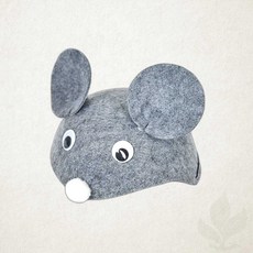 해피파티 생쥐 모자 학생용 학예회 재롱잔치 연극 동물 코스튬 1개입