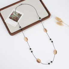 秋冬新款長款毛衣鏈 氣質多層珍珠項鏈 時尚服飾配飾, N050長項鍊-K金, 1個