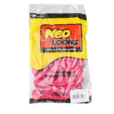 네오룬스 30 cm 라운드풍선, 01 스탠다드 푸치샤, 50개