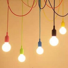 딜로그샾 LED줄전구 캠핑조명 감성적인, 핑크