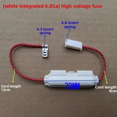 5KV 085A 850mA 09A 900mA 08A 800mA 075A 고전압 퓨즈 전자레인지용 범용 홀더 전자레인지 부품085A, 0.85A