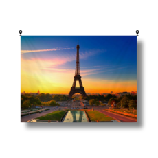 해룸 대형 패브릭 포스터 두꺼비집 가리개 페브릭 태피스트리 가림천 아트 행잉 초대형, 30. 에펠탑 광장의 야경