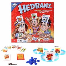 桃園出貨- Hedbanz桌遊遊戲猜猜我是誰英語學習卡牌遊戲, 1個