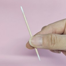 우드 압출 양면형 100개입 뾰족 슬림 틈새 청소 스틱, 본상품, 1개