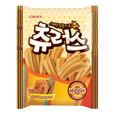 크라운 츄러스 스낵, 174g, 12개