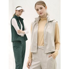 데니스골프 DENNIS 26SS 여성 스윙 풀집업 크롭베스트 3종 택1