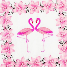 루체트리 CS 010 냅킨 플라워홍학 데쿠파주 공예