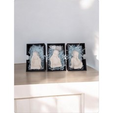 귀여운 작은 3종 스님 석고방향제, 샤인머스켓