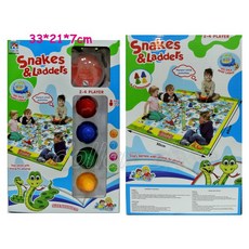 寶貝玩具屋 會發亮的按壓骰子趣味蛇棋遊戲毯(遊戲墊)亮光骰子蛇棋5834, 1個