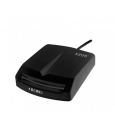 外接晶片讀卡機 USB線長160公分 支援蘋果MAC系統, 黑, 1個, KCR-6150