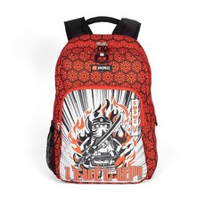 LEGO NINJAGO 아동용 학교 백팩 책가방 여행 이동 중 개학 남아 및 여아용 초록색. 원사이즈 Lego 닌자고 퓨처 백팩