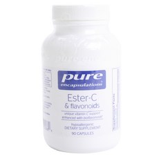 Pure Encapsulations 脂化維他命C類黃酮膠囊, 1個, 90 件