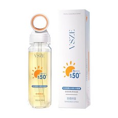 嗨購 防晒噴霧 SPF50 水晶防晒 清涼冰感 防水防晒黑, 1個, 【VSZE】環形噴頭防曬噴霧-90ml
