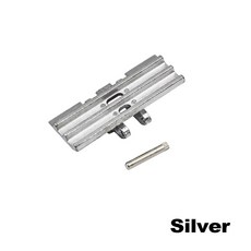1/12 RC 유압 20MM 풀 굴삭기 메탈 크롤러 부품용 50MM 자동차 트랙, 1pcs Silver, 1개