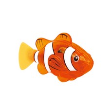 感應電子魚 戲水洗澡玩具魚, 橙色感應電子魚 內含電池裸裝, 1個