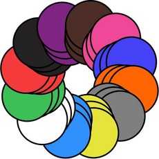 Mototo 플라잉디스크 던지기 프리스비 원반 아이들의 즐거운 생일 파티를 위한 가방 접이식 포켓 장난감 세트가 있는 모토토 36피스 비행 디스크 팬 여름 야외 활동 게임 할로, Colorful 3