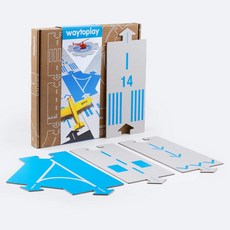 1+1 웨이투플레이 runway 아기 비행기 장난감 공항 활주로 놀이 교구 유치원