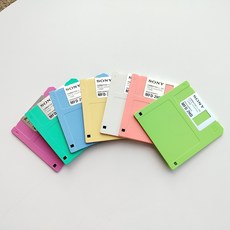 Sony 21MF2HDQDVX DOS/V 3.5 플로피 디스크 (1매), 흰색